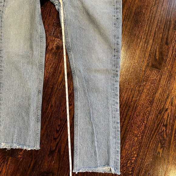 AGOLDE Riley High Rise Straight Crop in Zephyr size 26 EXCELLENT condition - Picture 11 of 11